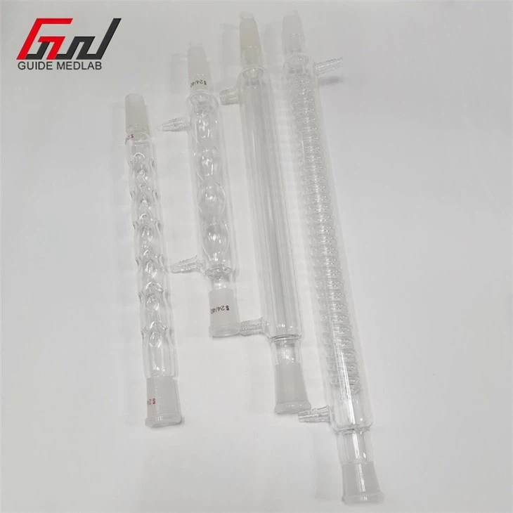 4 borosilicate glass condenser 400mm