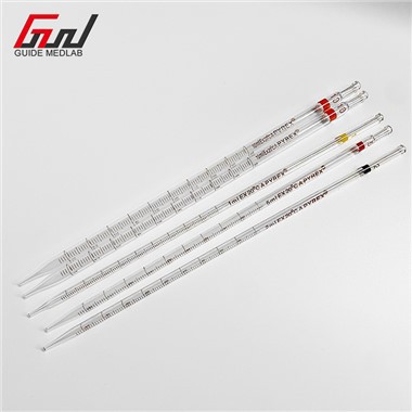 Pipeta de medición de vidrio de laboratorio 25ml